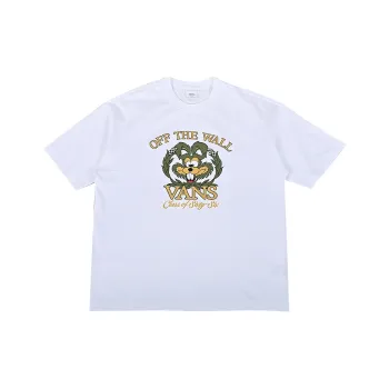 Vans OFF WHE WALL T Shirt Men's White