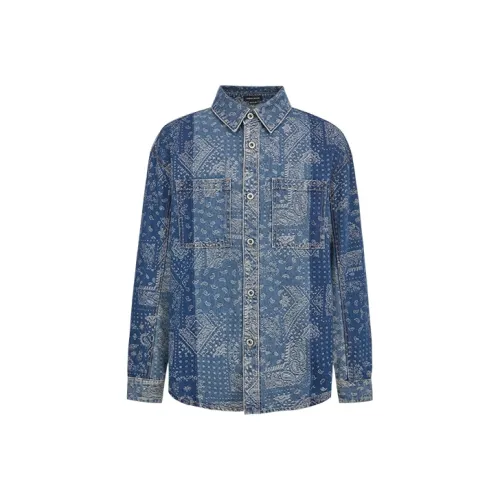 URBAN REVIVO Shirts Men Blue