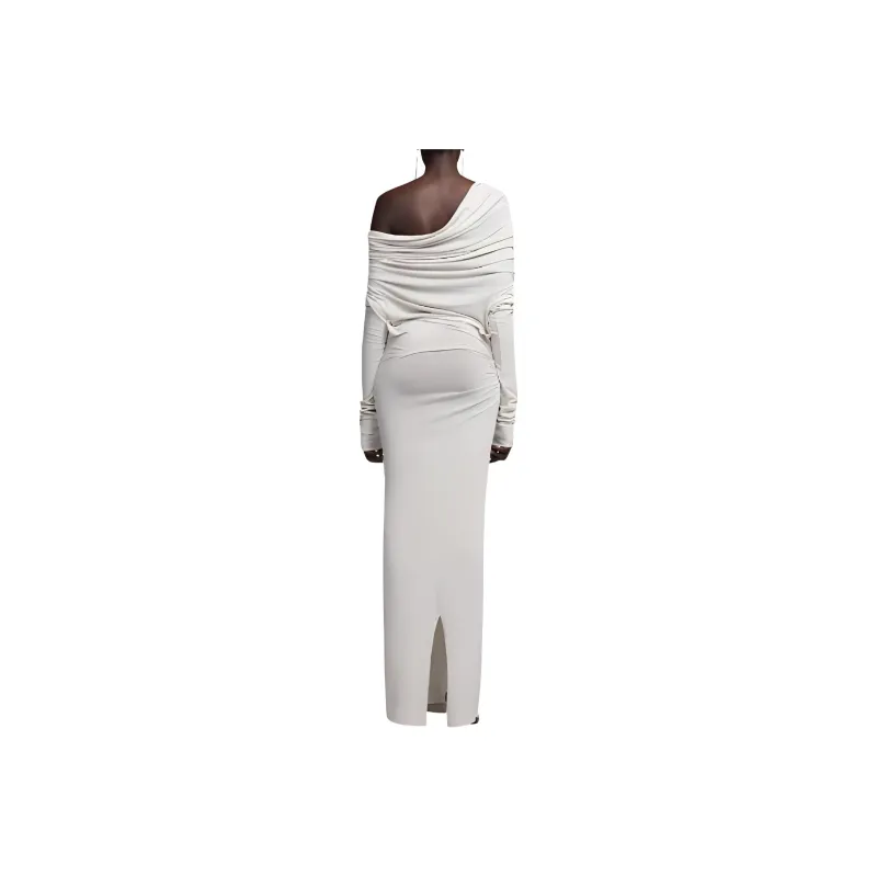 Entire Studios FW24 Long-Sleeved Dresses Women's Light Gray-0
