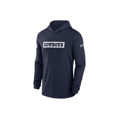 Nike Dallas Cowboys Sideline Men's Nike Dri FIT Nfl Long Sleeve Hooded Top