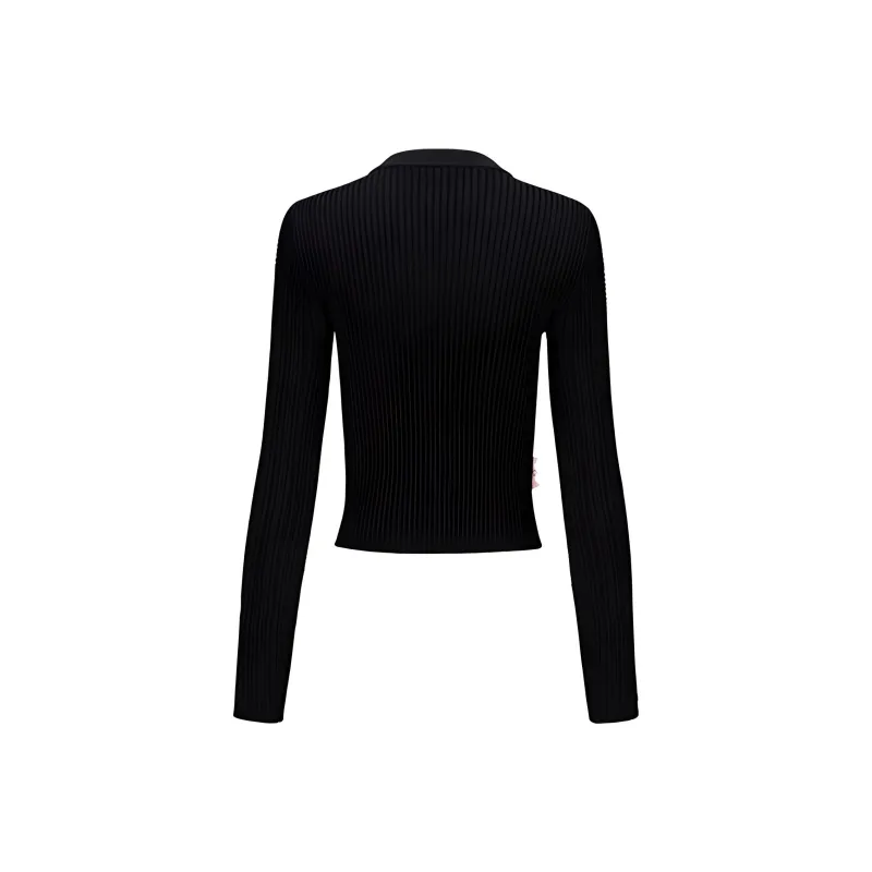 BALMAIN SS24 Knitwear Women's Black & Rose Red-1