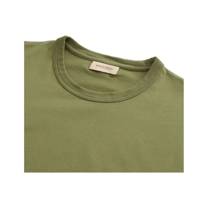 WOOLRICH SS25 T Shirt Men's Green-5