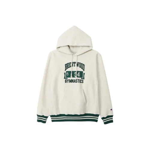 Champion Reverse Weave FW24 Sweatshirt Unisex Oat/Green