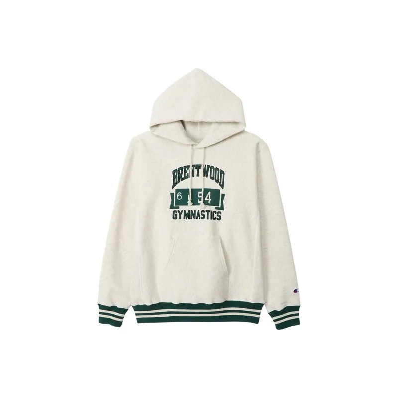 Champion Reverse Weave FW24 Sweatshirt Unisex Oat/Green-0