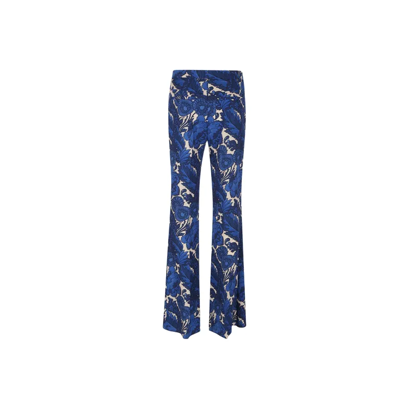ETRO Floral print Flared Trousers-1