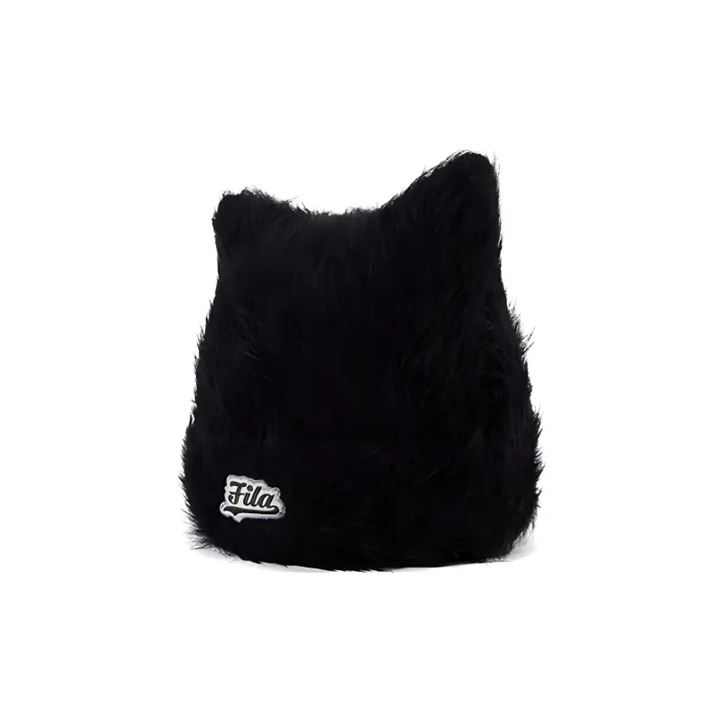 FILA FUSION Polyamide Beanies Women's Pitch Black-0