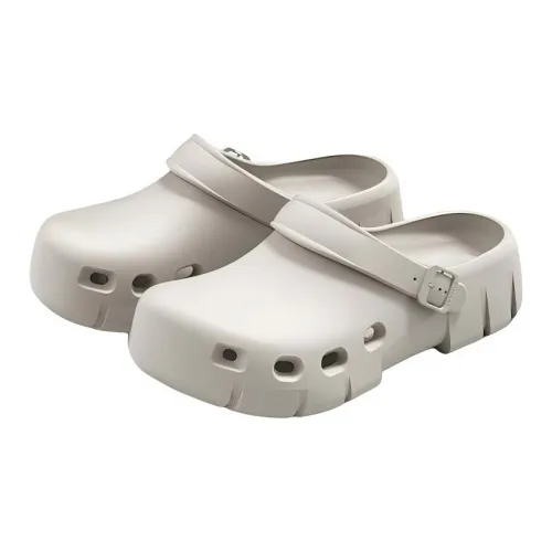 Yu Pu Clogs For Hospital Nurses Breathable Platform Slippers With Odor Resistant EVA, Closed Toe Home Slippers