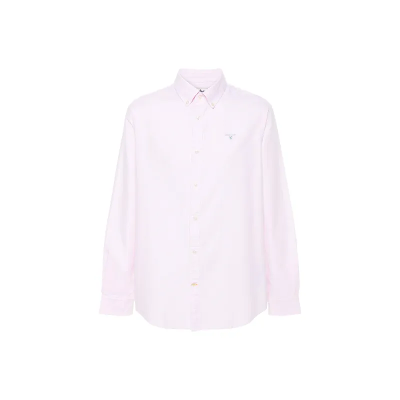 BARBOUR Logo-embroidered Striped Shirt-0