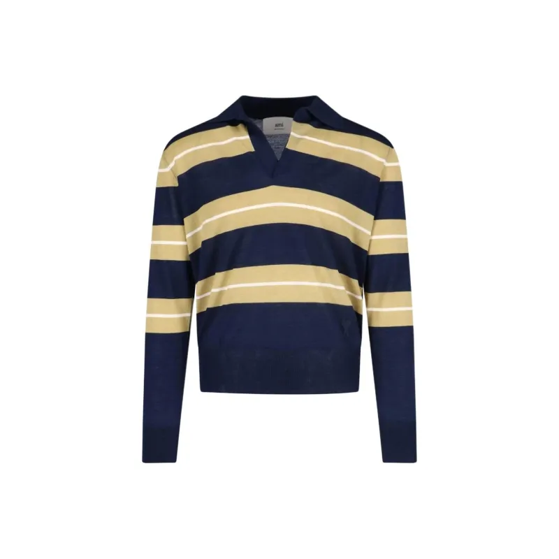 Ami Paris Striped T shirt-0
