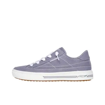 Skechers Low Top Canvas Shoes Women's Purple