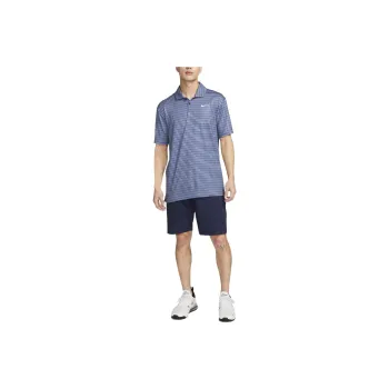 Nike Striped Golf Polo Polo Shirt Men's Blue