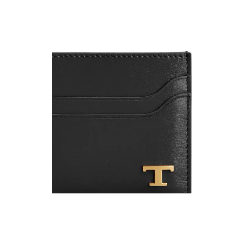 TOD'S Calf Leather Card Holder-3