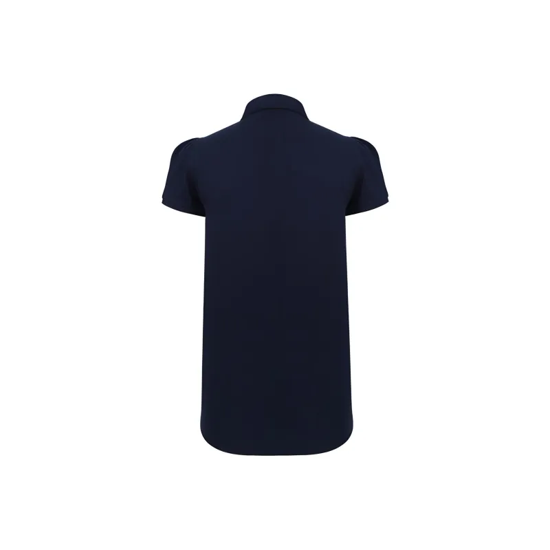 Burberry Polo Shirt Women's Navy Blue-1