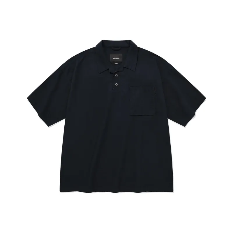 COVERNAT Polo Shirt Unisex Marine Blue-0