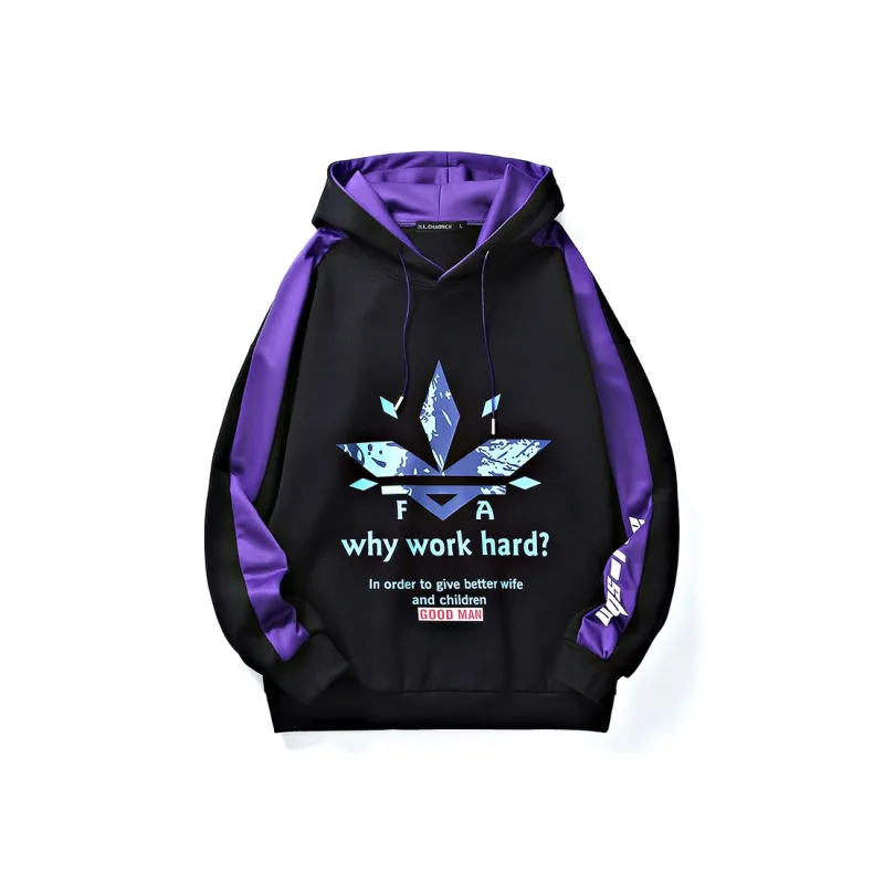 APUNCHLINEWORKSHOP Spring And Summer Hoodie Top Students Hooded Loose Fit Trendy Brand Men's Clothing Unisex-2