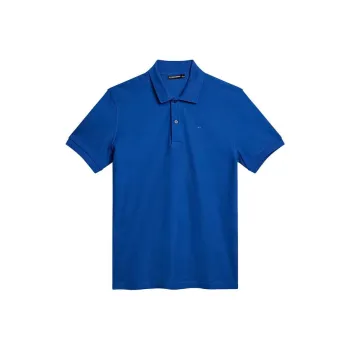 J.Lindeberg Troy Polo Shirt Quartz Polo Shirt Men's Blue