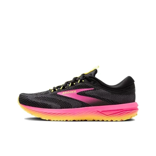 Brooks Revel 7 Cushioning, Wear Resistant Low Top Casual Running Shoes Women's Black