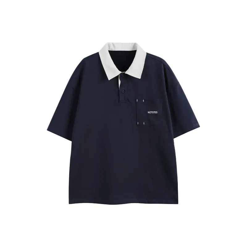 Columtomy Polo Shirt Unisex Navy Blue-0