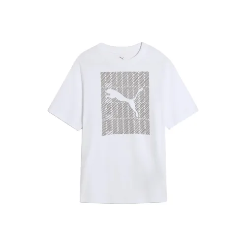 PUMA GRAPHICSWORDING T Shirt Men's White 02