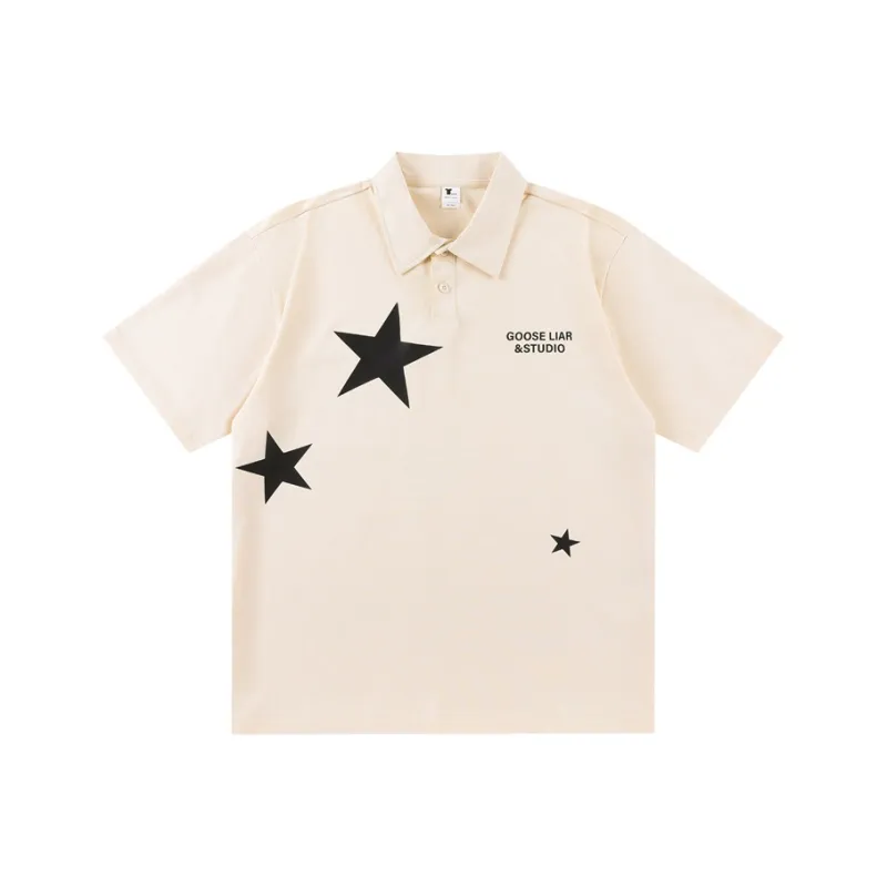 GOOSELIAR Short-Sleeved Polo Shirt T-Shirt Unisex-6