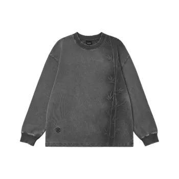 CLOT Sweatshirts Unisex Washed Black