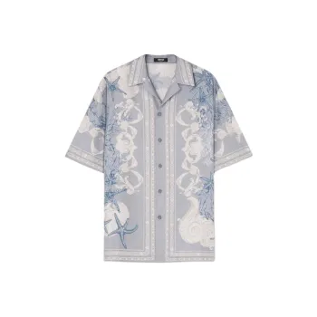 VERSACE Barocco Sea Printed Short Sleeved Shirt