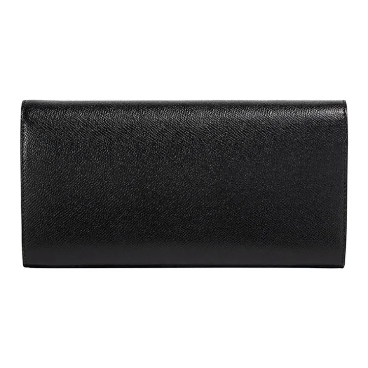 FERRAGAMO GANCINI Cow Leather Shoulder Bag Crossbody Bag Mini Women's Black-1