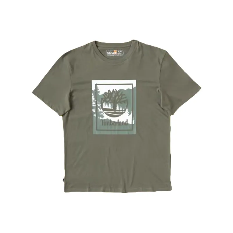 Timberland T Shirt Men's Army Green-0