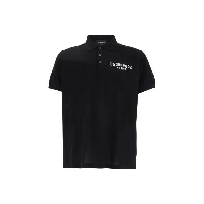 DSQUARED 2 Logo print Polo Shirt-0