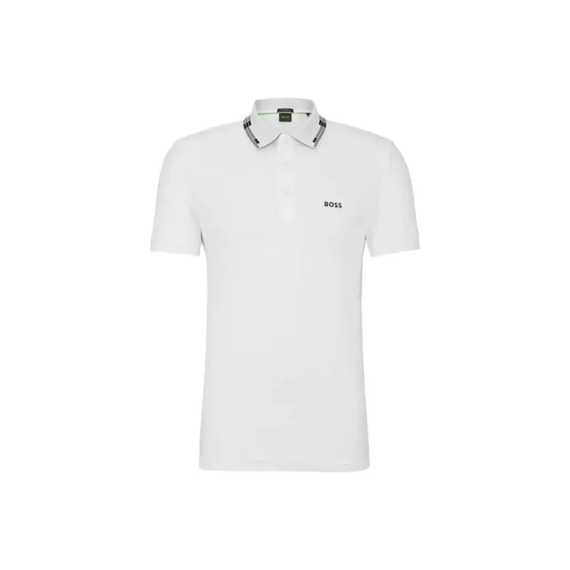 HUGO BOSS Logo print Polo Shirt-0