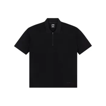 Asics Polo Shirts Unisex Black