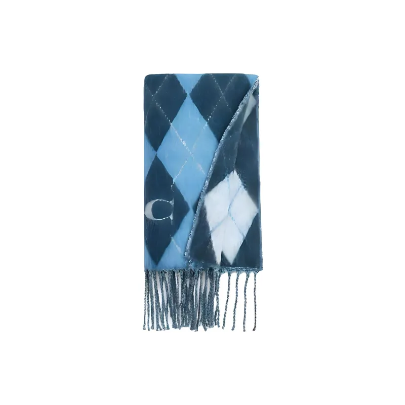 COACH Knit Scarves Women's Blue-1