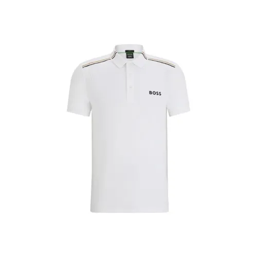 HUGO BOSS SS24 Polo Shirt Men's White