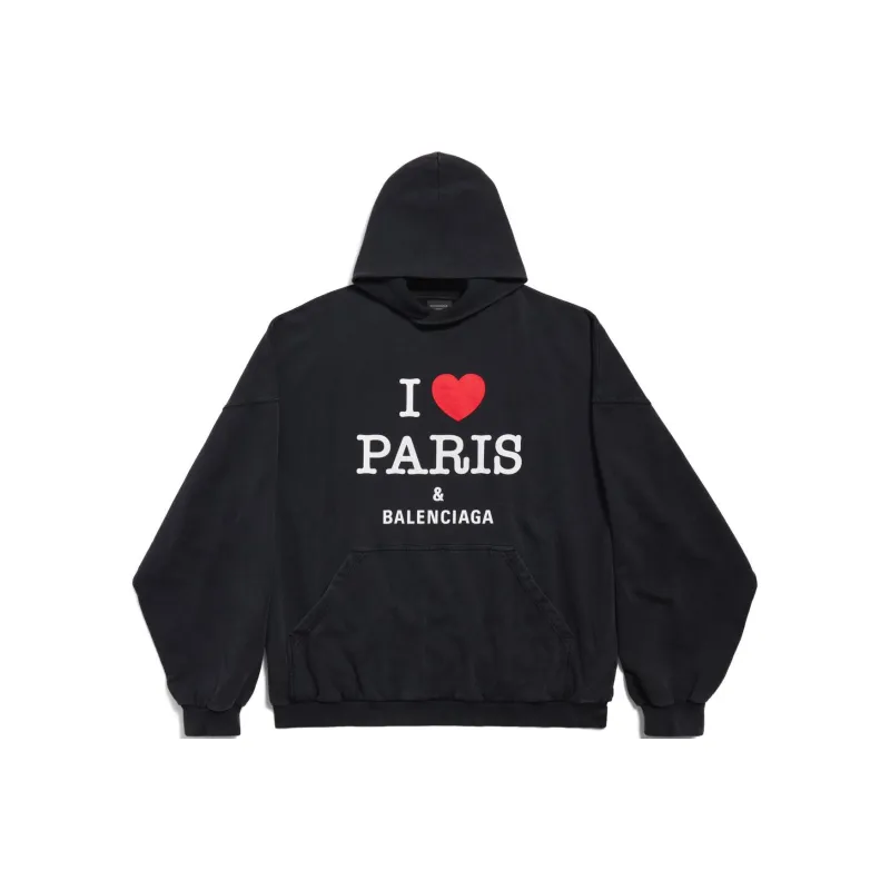 Balenciaga Logo Printed Hoodie-0