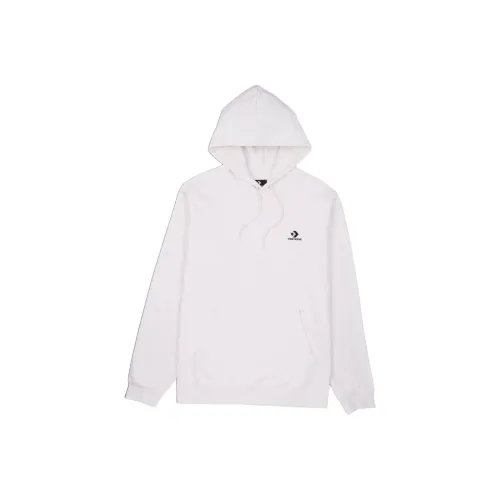 Converse Go To Embroidered Star Chevron Sweatshirt Unisex White