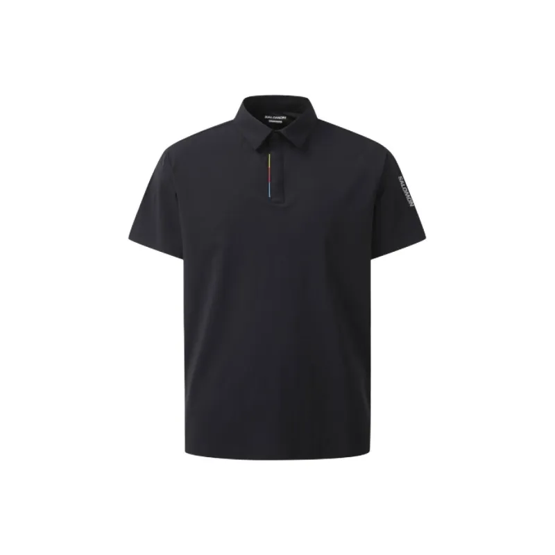 SALOMON Polo Shirts Men Black-0