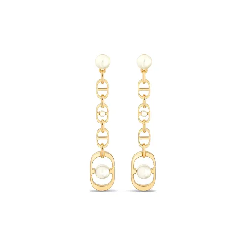 DIOR Metal Earrings Women's Gold