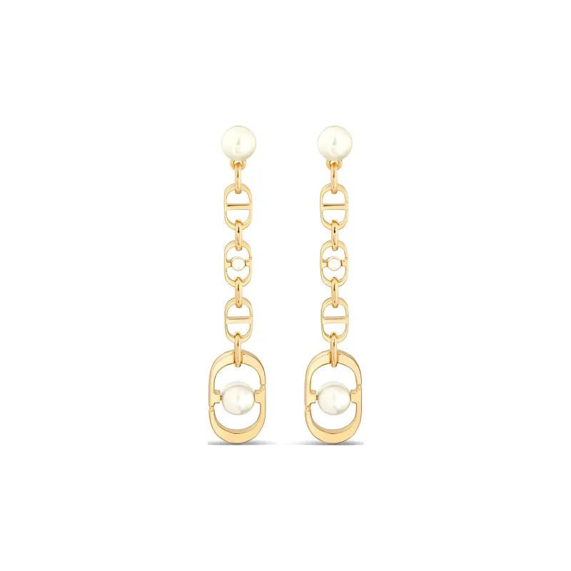 DIOR Metal Earrings Women's Gold-0