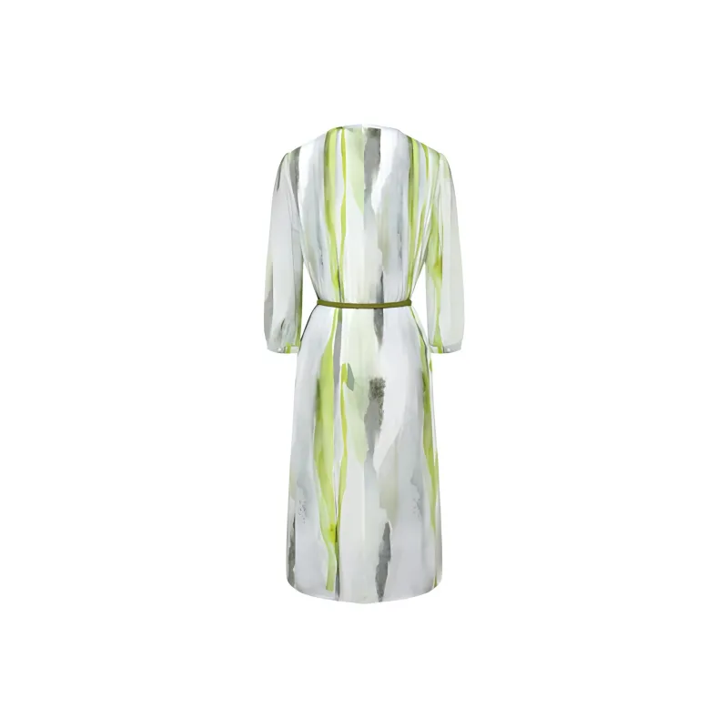 BBLLUUEE Short Sleeved Dress Women's Cloud Willow Green-1
