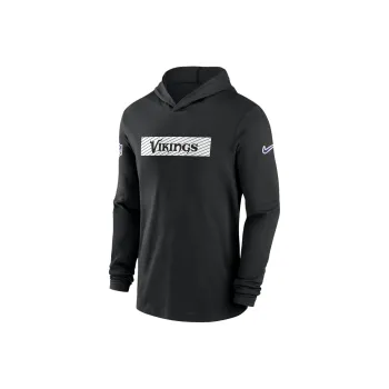 Nike Minnesota Vikings Sideline Men's Nike Dri FIT Nfl Long Sleeve Hooded Top