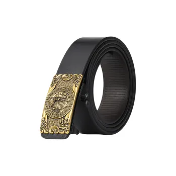 JONNY MOORE Cow Split Leather Belts Unisex 3.3cm