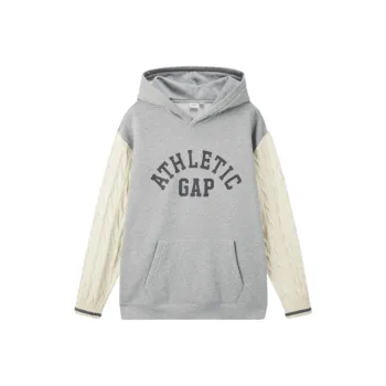 GAP Fall Sweatshirt Unisex Light Gray