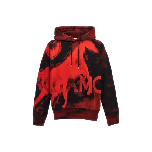 Ferragamo Mustang-Printed Drawstring Hoodie