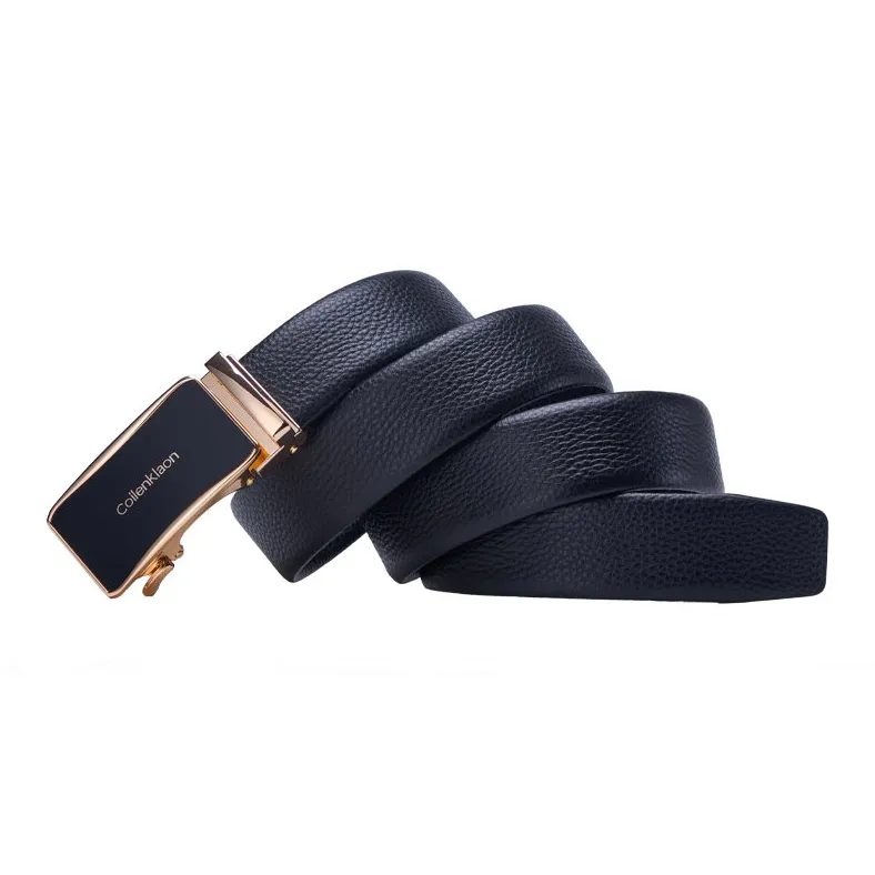 Coilenklaon Top Grain Cow Leather Belts Men's 3.5cm-14