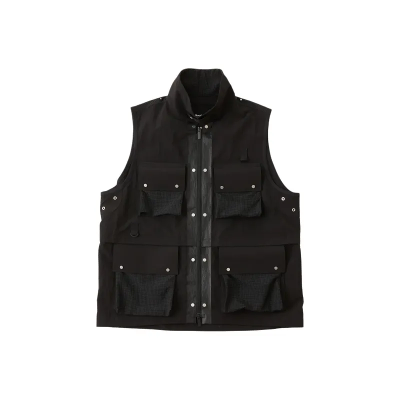 White Mountaineering Vest Men's Black-0