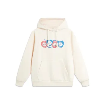 LiNing x YINGXIONGLIANMENGPOLUO LIANMINGKUAN Sweatshirt Unisex Ecru