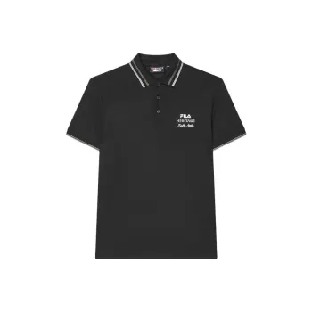 FILA Polo Shirt Men's Jet Black