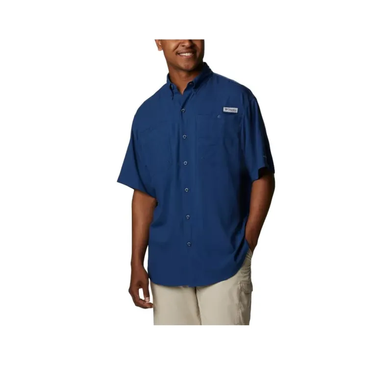 Columbia PFG Tamiami Shirts Men Blue-0