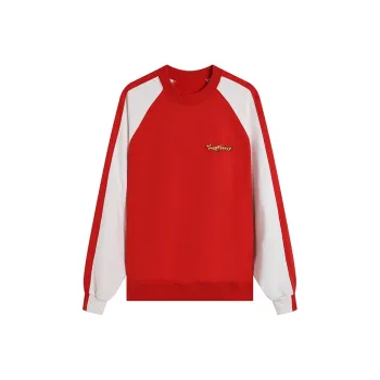 POPWAVE Sweatshirt Unisex Red White