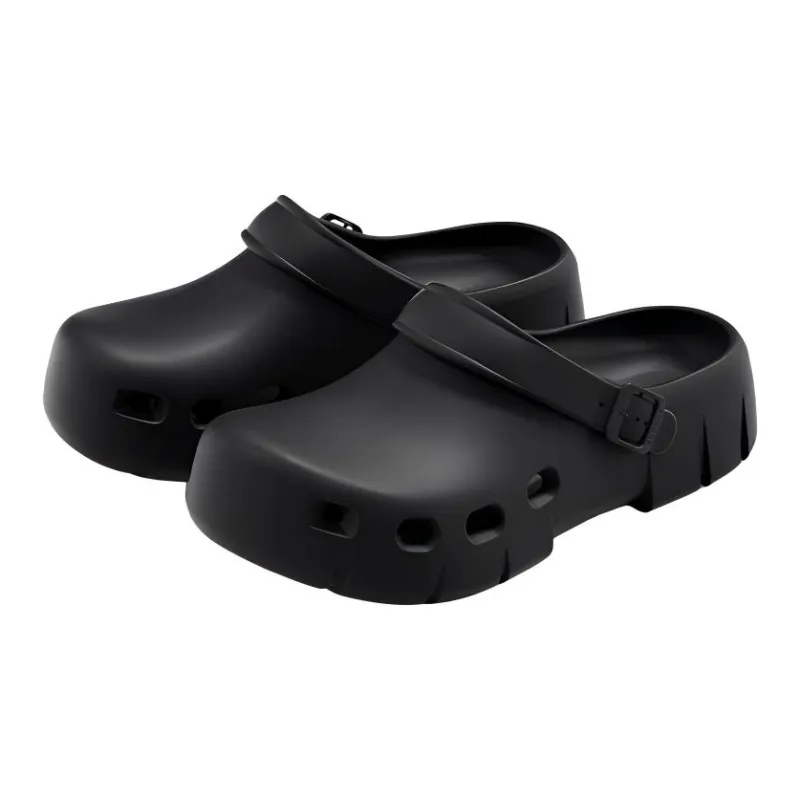 Yu Pu Clogs For Hospital Nurses Breathable Platform Slippers With Odor Resistant EVA, Closed Toe Home Slippers-1